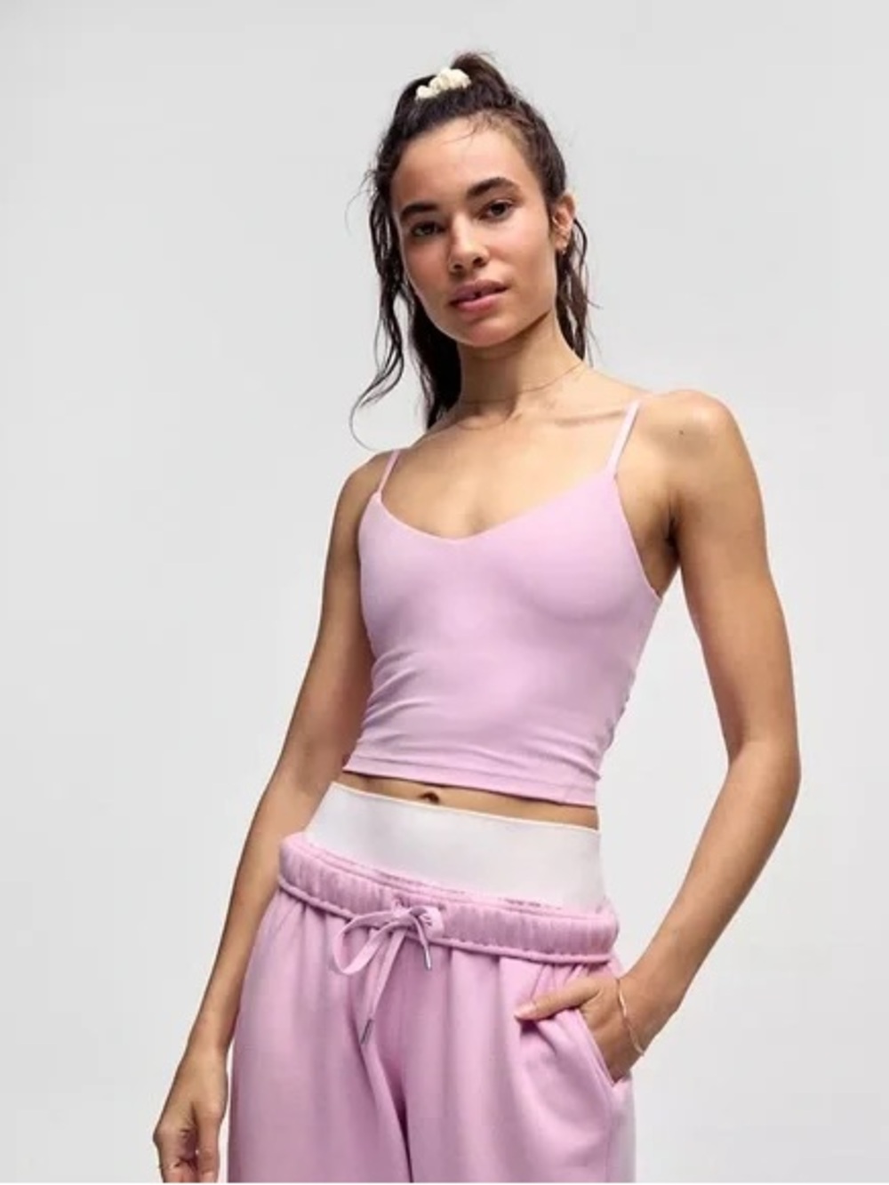 Lululemon Align Cropped Cami Tank - Light Pink